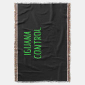 Iguana Kontrolle - Lover Pet Iguana Gift Decke (Vorderseite Vertikal)