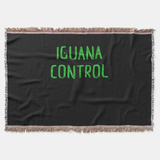 Iguana Kontrolle - Lover Pet Iguana Gift Decke (Vorderseite)