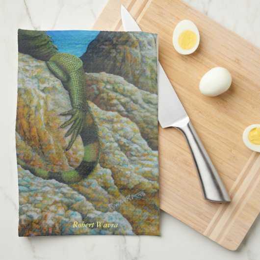 Iguana Küchentuch (Viertel Falte)