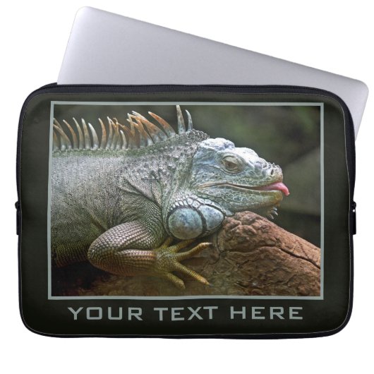Iguana-Laptop-Ärmel Laptopschutzhülle (Vorderseite)