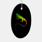 Iguana Lizard Beautiful Iguana Gift Keramik Ornament (Rechts)