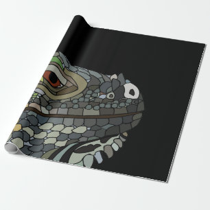 Iguana Lizard Geschenkpapier