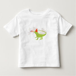 Iguana Lizard Partying Tiere mit Party Kleinkind T-shirt