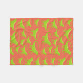 Iguana Lizard Pattern Fleecedecke (Vorderseite (Horizontal))