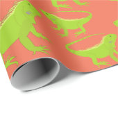 Iguana Lizard Pattern Geschenkpapier (Rolleneckpunkt)