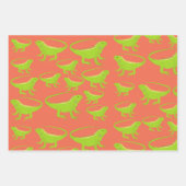 Iguana Lizard Pattern Geschenkpapier Set (Vorderseite)