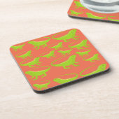 Iguana Lizard Pattern Getränkeuntersetzer (Linke Seite)