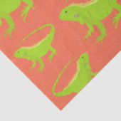Iguana Lizard Pattern Seidenpapier (Ausschnitt)