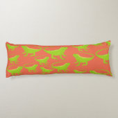 Iguana Lizard Pattern Seitenschläferkissen (Rückseite)