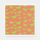 Iguana Lizard Pattern Serviette (Vorderseite)