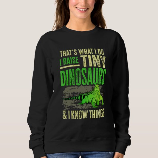 Iguana Lizard Reptile Herpetologist Sweatshirt (Vorderseite)