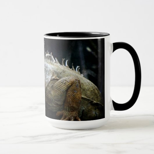 Iguana Lizard Reptile Wildlife Tasse (Rechts)