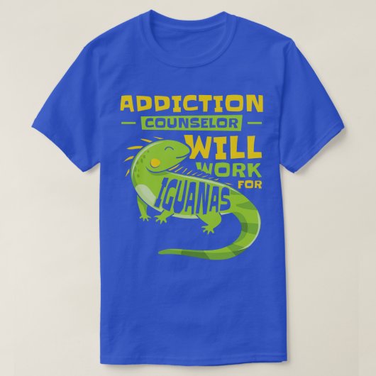 Iguana Lizard SuchtReptil Iguana Lover T-Shirt (Design vorne)