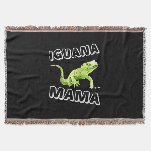 Iguana Mama Decke (Vorderseite)