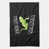 Iguana Mama Geschirrtuch (Vertikal)