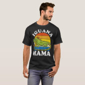 Iguana Mama Iguana Mom Iguana Lizard Pet Reptile T-Shirt (Vorne ganz)