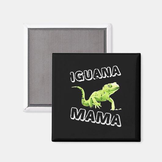 Iguana Mama Magnet (Vorderseite/Rückseite)