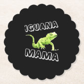 Iguana Mama Untersetzer (Vorderseite)