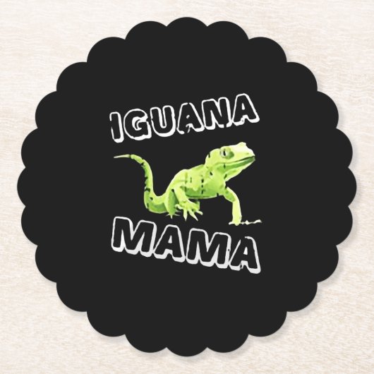 Iguana Mama Untersetzer (Vorderseite)