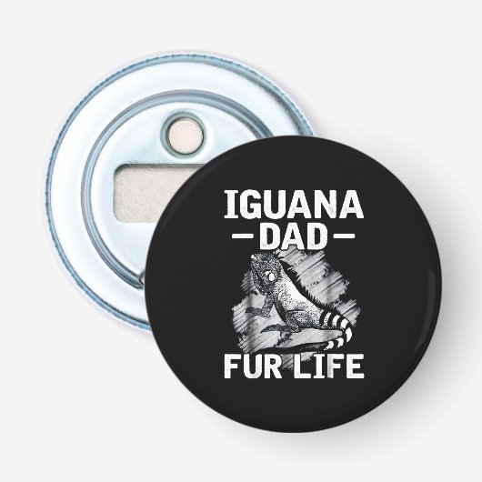 Iguana Papa Flaschenöffner (Vorderseite)