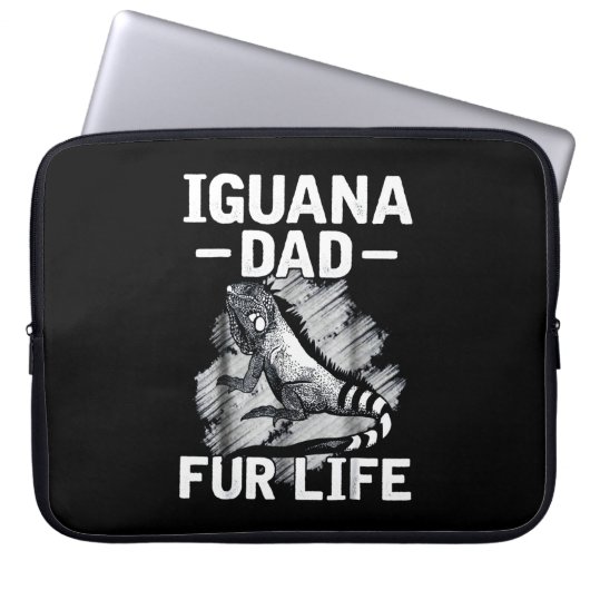 Iguana Papa Laptopschutzhülle (Vorderseite)