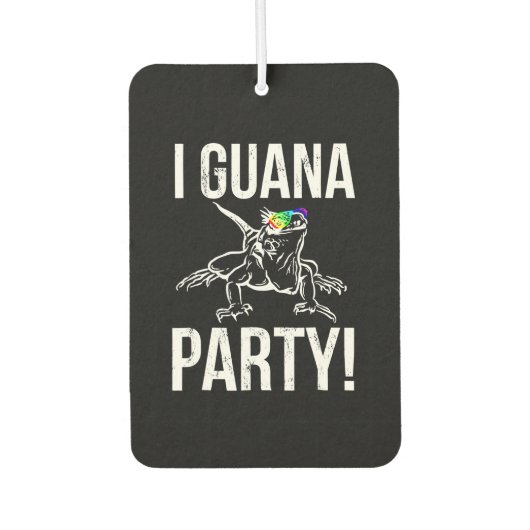 Iguana Party Autolufterfrischer (Vorderseite)
