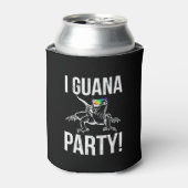 Iguana Party Dosenkühler (Kanne Vorderseite)