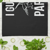 Iguana Party Geschirrtuch (Gefaltet)