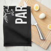 Iguana Party Geschirrtuch (Viertel Falte)