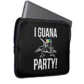 Iguana Party Laptopschutzhülle (Vorne Rechts)