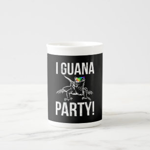Iguana Party Porzellantasse