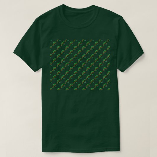 Iguana Pattern T-Shirt (Design vorne)