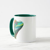 Iguana-Portrait Tasse (Vorderseite Links)