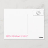 Iguana Postkarte (Rückseite)