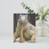 Iguana Postkarte (Stehend Vorderseite)