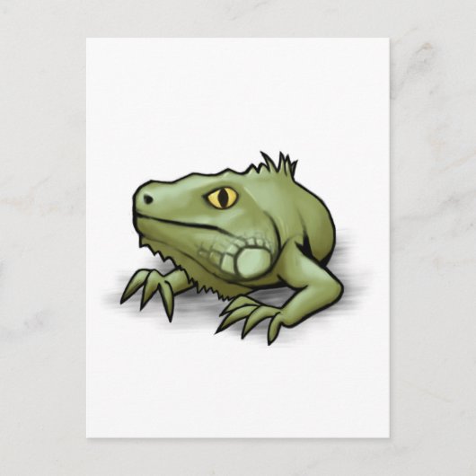 Iguana Postkarte (Vorderseite)