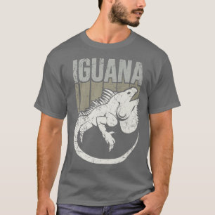 Iguana Reptil vegetarisch T-Shirt