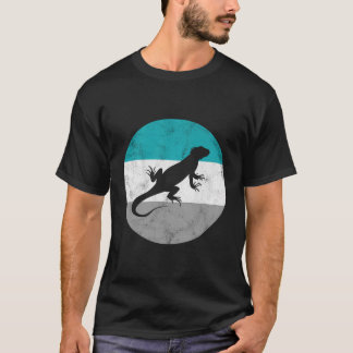 Iguana Retro Lizard Geschenk für Männer oder Junge T-Shirt