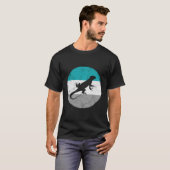 Iguana Retro Lizard Geschenk für Männer oder Junge T-Shirt (Vorne ganz)