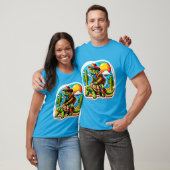 IGUANA RIDING DESERT TORTOISE 4 T-Shirt (Unisex)