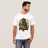 IGUANA RIDING DESERT TORTOISE T-Shirt (Vorne ganz)