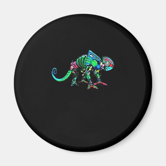 Iguana Roboter Magnet (Vorne)