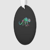 Iguana Roboter Ornament (Vorderseite)