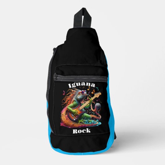 Iguana Rock Crossbody Bag (Vorderseite)