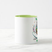 Iguana Rockstar in a Colorful Music Burg Tasse (Zentrum)