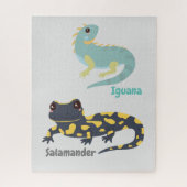 Iguana & Salamander Jigsaw Puzzle (Vertikal)