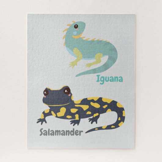 Iguana & Salamander Jigsaw Puzzle (Vertikal)