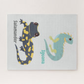 Iguana & Salamander Jigsaw Puzzle (Horizontal)