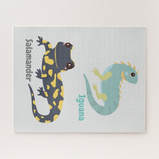 Iguana & Salamander Jigsaw Puzzle (Horizontal)