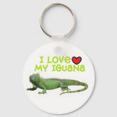 Iguana Schlüsselanhänger "I Liebe my Iguana" (Vorderseite)